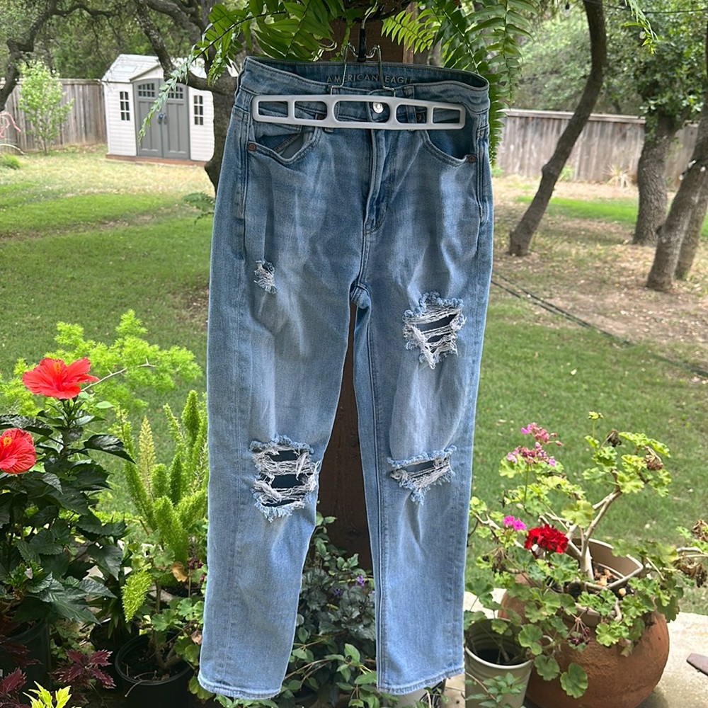 Stretchy American eagle jeans in a size zero
